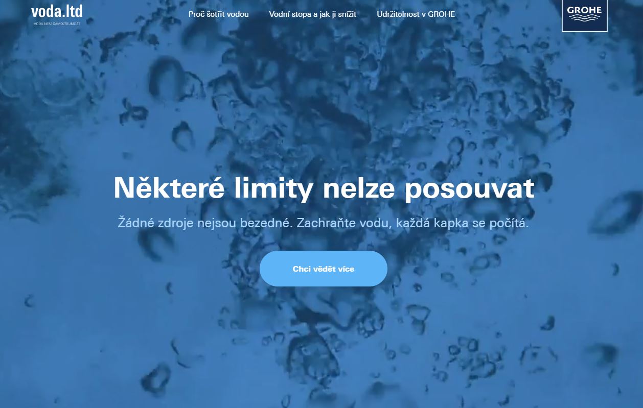 Voda.limited je na světě